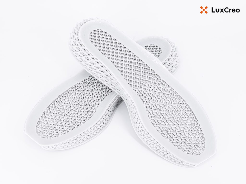 A 3D-printed midsole