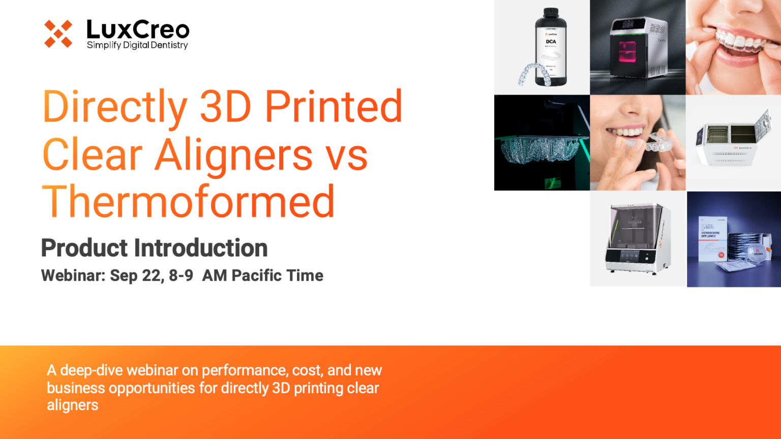 On Demand Webinar: Directly 3D Printed Clear Aligners vs Thermoformed ...