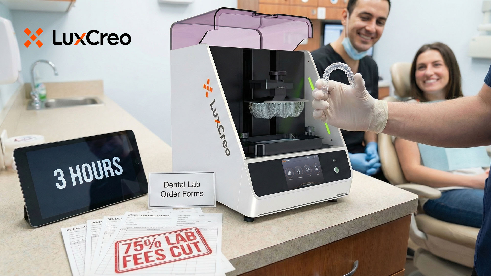 Chairside 3D Printed Aligners: Cut Lab Fees by 75% While Delivering Aligners in 3 Hours, Not Weeks